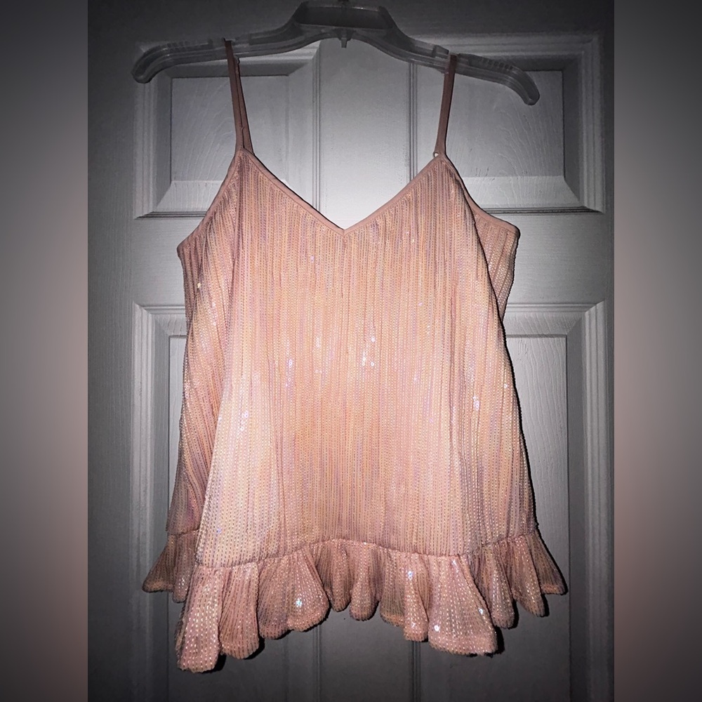 Anthropologie Sequin Top